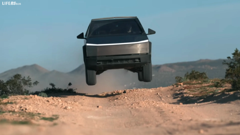 Cybertruck, Tesla introduce l'Off-Road Mode